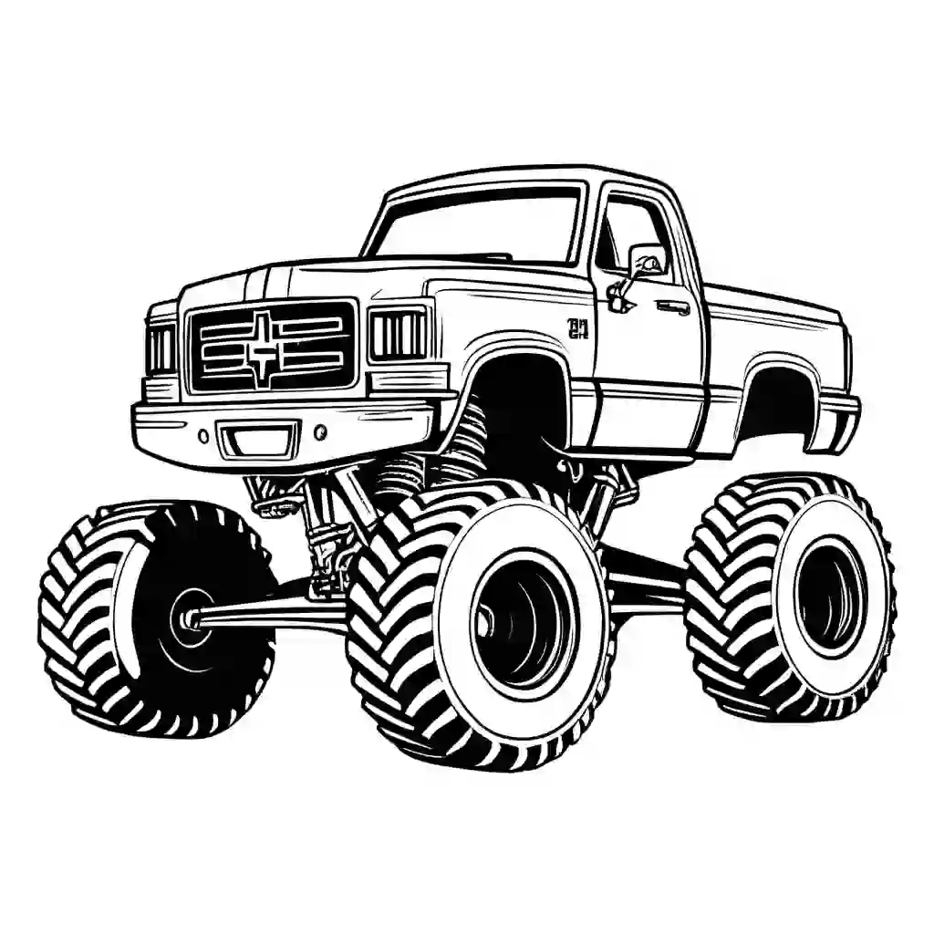Monster Trucks coloring pages